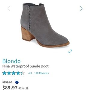 Blondo Nina Waterproof Suede Boot